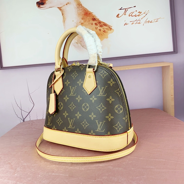 ルイヴィトンバッグ側面デザイン